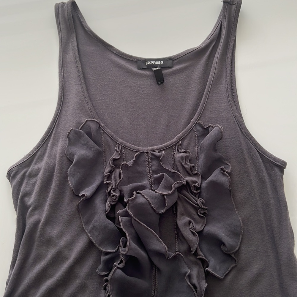 Express Gray Top